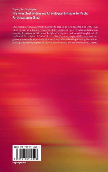 Produktbild: The River Chief System and An Ecological Initiative for Public Participation in China