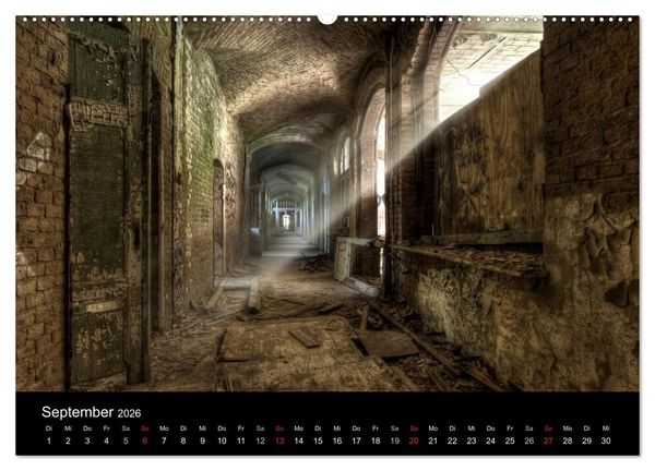 Produktbild: Lost Places - Verlassene Orte (Wandkalender 2026 DIN A2 quer), CALVENDO Monatskalender