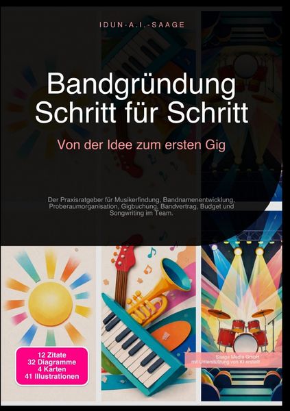 Bandgründung Schritt für Schritt: Von der Idee zum ersten Gig, Taschenbuch von Idun A.I. Saage, Epubli, 9783565276097