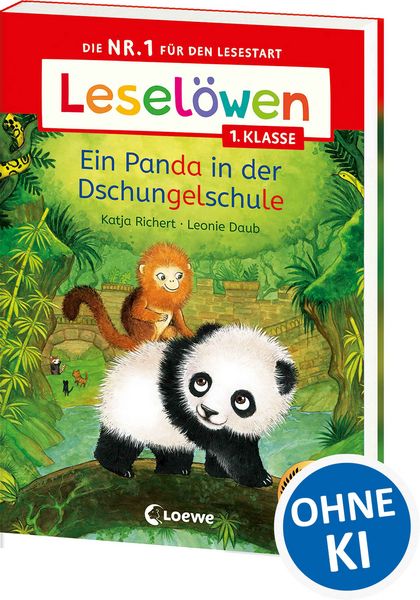 Produktbild: Lesel&ouml;wen 1. Klasse - Ein Panda in der Dschungelschule