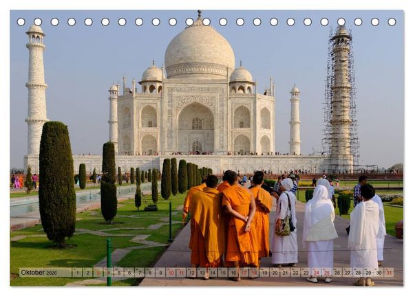 Produktbild: Eine Reise durch Rajasthan (Tischkalender 2026 DIN A5 quer), CALVENDO Monatskalender