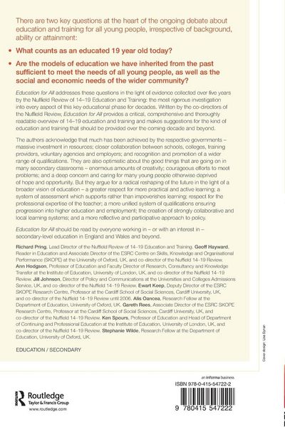 Produktbild: Education for All