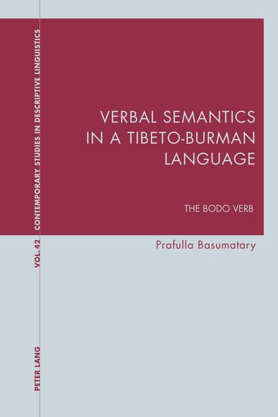 Produktbild: Verbal Semantics in a Tibeto-Burman Language