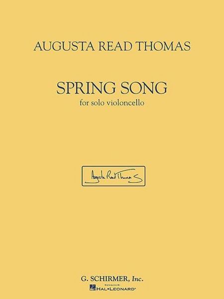 Produktbild: Spring Song: For Solo Violoncello