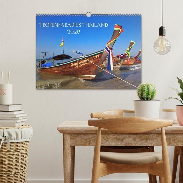 Produktbild: Tropenparadies Thailand 2026 (Wandkalender 2026 DIN A3 quer), CALVENDO Monatskalender