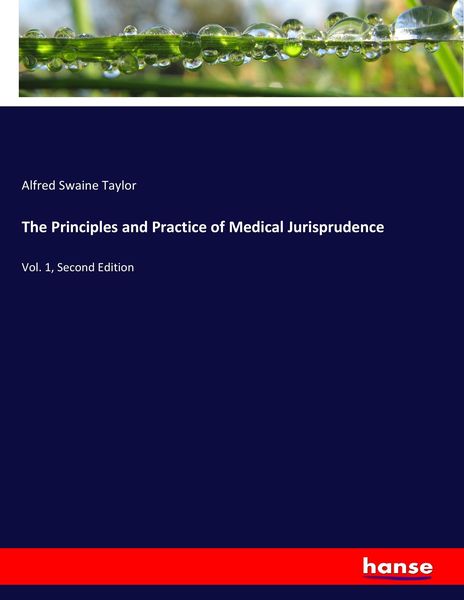 Produktbild: The Principles and Practice of Medical Jurisprudence