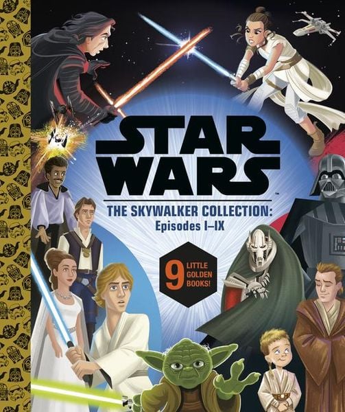 Produktbild: Star Wars Episodes I - IX: A Little Golden Book Collection (Star Wars)