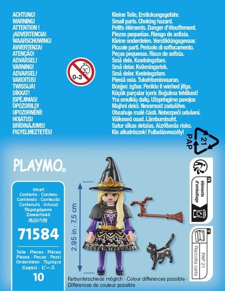 Produktbild: PLAYMOBIL 71584 Hexe mit Katze