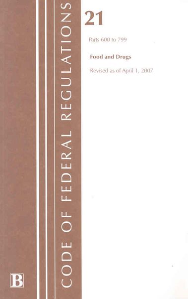 Produktbild: Code of Federal Regulations 21