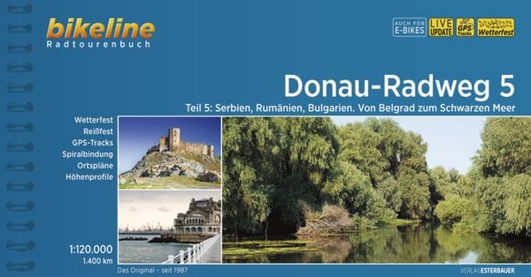Donauradweg / Donau-Radweg 5, Gebundene Ausgabe von , Esterbauer, 9783711100412