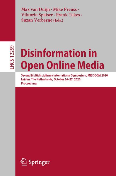 Produktbild: Disinformation in Open Online Media