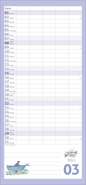Produktbild: Times&more Schaffner Familienplaner 2026