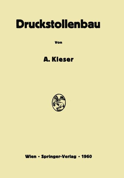 Produktbild: Druckstollenbau