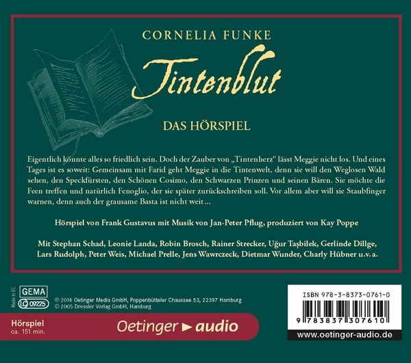 Tintenwelt 2. Tintenblut