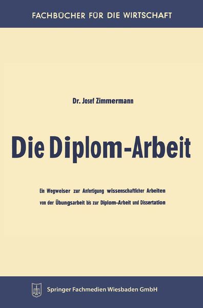 Produktbild: Die Diplom-Arbeit