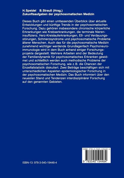 Produktbild: Zukunftsaufgaben der psychosomatischen Medizin
