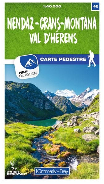 Produktbild: K&uuml;mmerly+Frey Wanderkarte 40 Nendaz, Crans-Montana 1:40.000