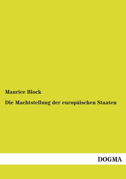 Produktbild: Die Machtstellung der europ&auml;ischen Staaten