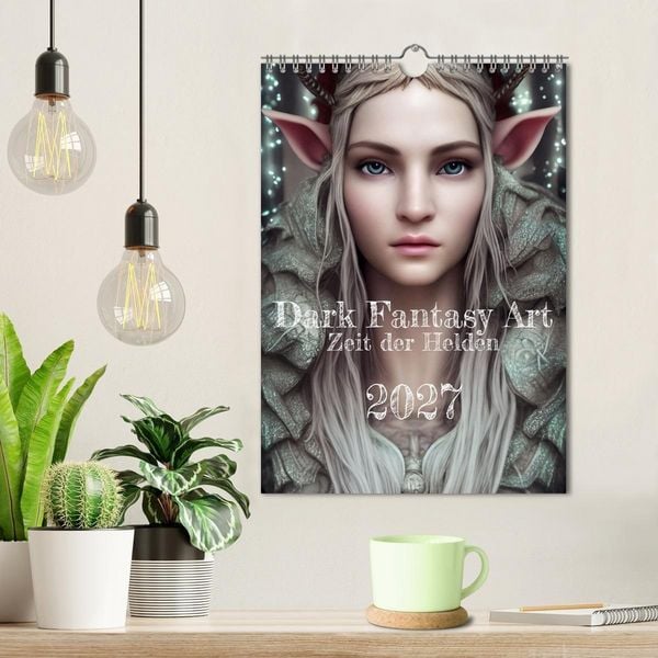 Produktbild: Dark Fantasy Art - Zeit der Helden (Wandkalender 2027 DIN A4 hoch), CALVENDO Monatskalender