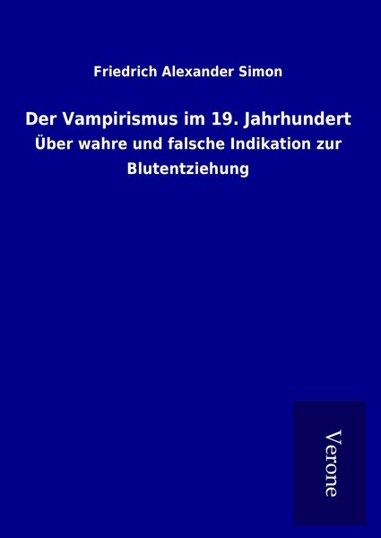 Produktbild: Der Vampirismus im 19. Jahrhundert