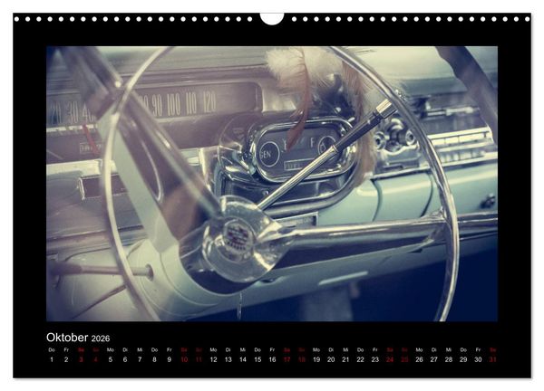 Produktbild: Retro Cars (Wandkalender 2026 DIN A3 quer), CALVENDO Monatskalender