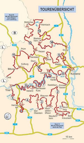 Produktbild: Mit dem Wohnmobil durch den Hunsr&uuml;ck entlang der Mosel in die Eifel