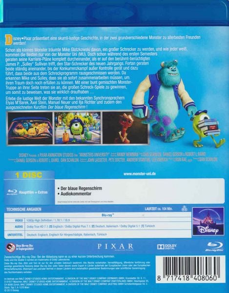 Produktbild: Die Monster Uni