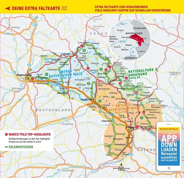 Produktbild: MARCO POLO Reisef&uuml;hrer Bayerischer Wald