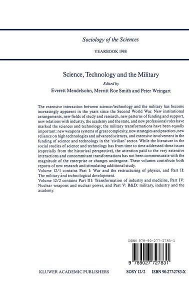 Produktbild: Science, Technology and the Military