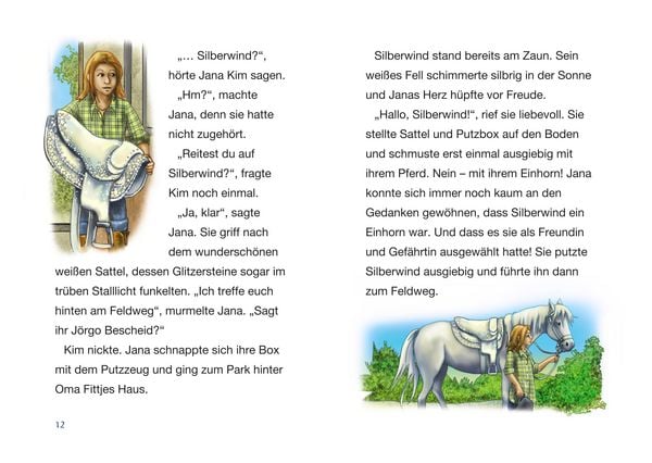 Produktbild: Silberwind, das wei&szlig;e Einhorn (Band 2) - Der magische Feuerberg