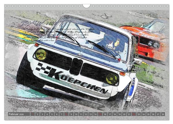 Produktbild: Rennsport am Limit (Wandkalender 2026 DIN A3 quer), CALVENDO Monatskalender