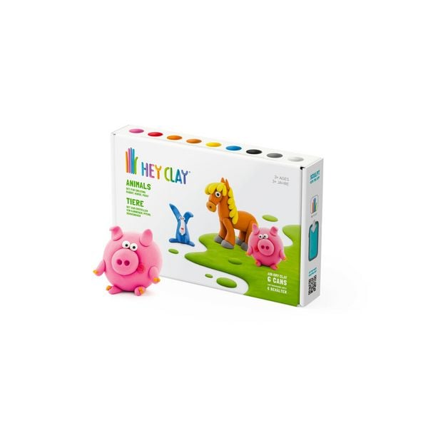 Produktbild: Hey Clay Tiere Set - 6 Dosen