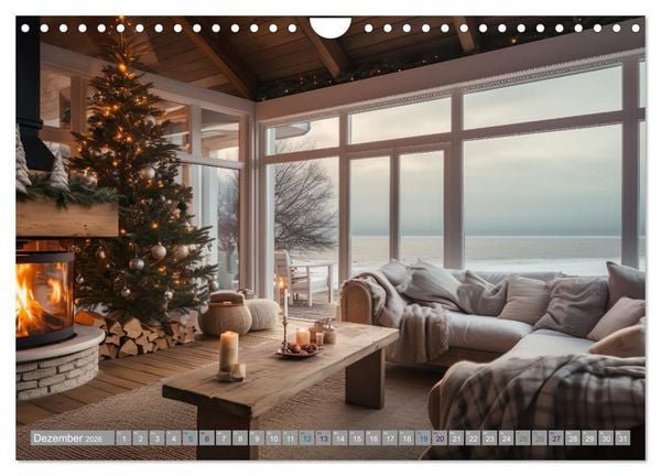 Produktbild: Strandhausidylle (Wandkalender 2026 DIN A4 quer), CALVENDO Monatskalender