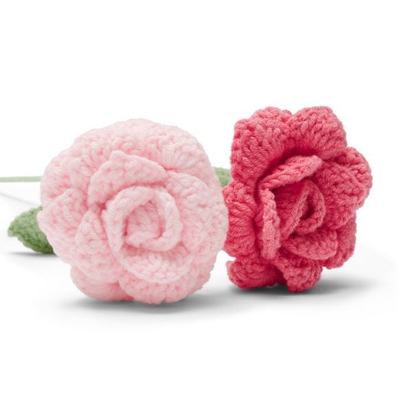Produktbild: H&auml;kelblume Pfingstrosen - sortiert, 1 St&uuml;ck