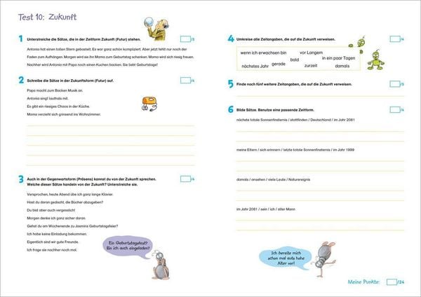 Produktbild: Fit f&uuml;r Deutsch 4. Klasse. Mein Testheft