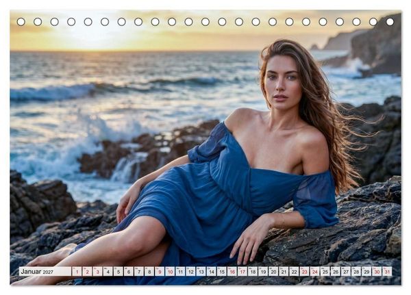 Produktbild: Zeitlose Sch&ouml;nheit - Frauen in der Natur (Tischkalender 2027 DIN A5 quer), CALVENDO Monatskalender
