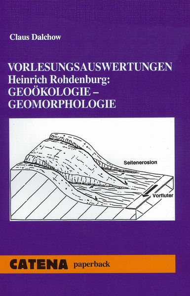 Produktbild: Vorlesungsauswertungen Heinrich Rohdenburg: Geo&ouml;kologie - Geomorphologie