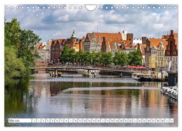 Produktbild: Schleswig-Holstein - Hansestadt L&uuml;beck (Wandkalender 2026 DIN A4 quer), CALVENDO Monatskalender