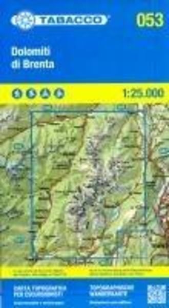 Tabacco Wandern Dolomiti Brenta 1:25000, Karte von , Tabacco Editrice