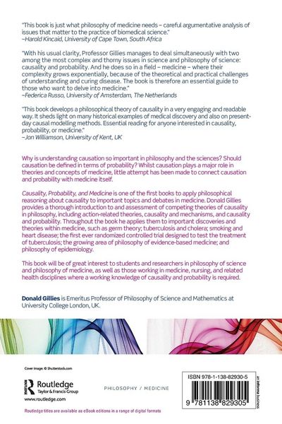 Produktbild: Causality, Probability, and Medicine