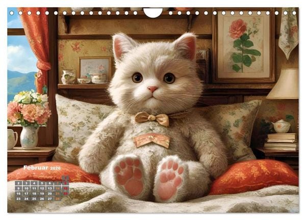 Produktbild: Kuscheliges & Knuddeliges (Wandkalender 2026 DIN A4 quer), CALVENDO Monatskalender