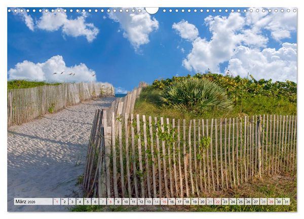Produktbild: Miami Beach und Art Deco District (Wandkalender 2026 DIN A3 quer), CALVENDO Monatskalender