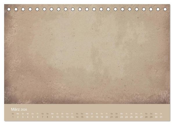 Produktbild: Vintage DIY Bastel-Kalender (Tischkalender 2026 DIN A5 quer), CALVENDO Monatskalender