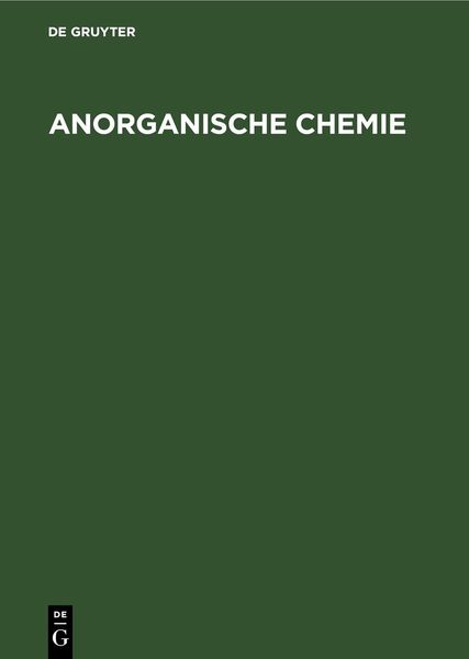 Produktbild: Anorganische Chemie