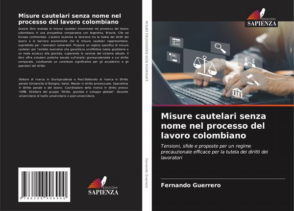 Produktbild: Misure cautelari senza nome nel processo del lavoro colombiano