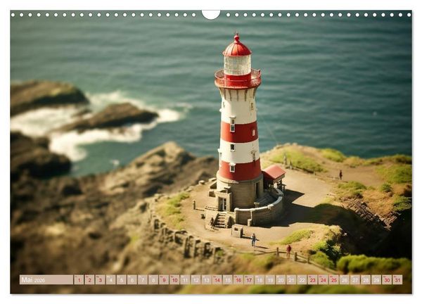 Produktbild: Miniaturwelt - Sehnsuchtsort Nordseek&uuml;ste (Wandkalender 2026 DIN A3 quer), CALVENDO Monatskalender