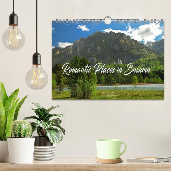 Produktbild: Romantic Places In Bavaria (Wall Calendar 2026 DIN A4 landscape), CALVENDO 12 Month Wall Calendar