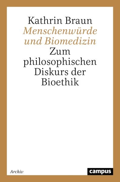 Produktbild: Menschenw&uuml;rde und Biomedizin