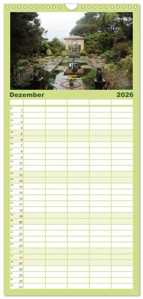 Produktbild: Familienplaner 2026 - Irland mit 5 Spalten (Wandkalender, 21 x 45 cm) CALVENDO