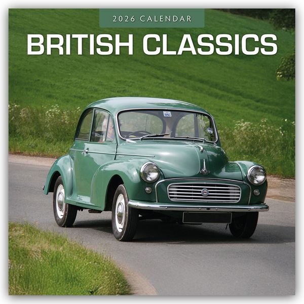 Produktbild: British Classics – Klassische britische Autos 2026 – 16-Monatskalender